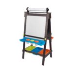 Wooden (Espresso) Whiteboard Blackboard For Kids - Perfect Gift