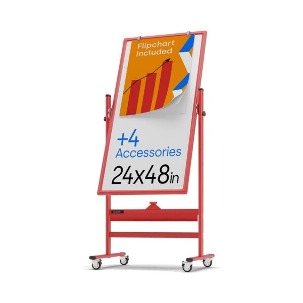 Magnetic (Non-Ghosting) Movable Writing Board Stand For Kids