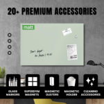 STEPLO (Mint) Durable & Magnetic Glass Wipe Boards For Kids - Image 8
