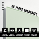 STEPLO (Mint) Durable & Magnetic Glass Wipe Boards For Kids - Image 2