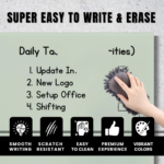 STEPLO (Mint) Durable & Magnetic Glass Wipe Boards For Kids - Image 6