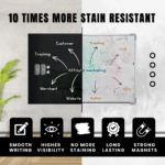 STEPLO (Black) Safe & Durable Glass Dry Erase Board For Kids - Image 8