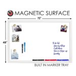 Steplo (Magnetic) Writing Board For Teaching (White) - 4 x 6 feet - Image 2