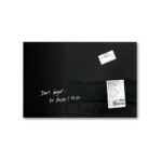 STEPLO (Black) Safe & Durable Glass Dry Erase Board For Kids