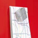 STEPLO (Glossy Red) Easy-To-Install Glass Board For Kids Wall - Image 5