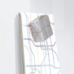 STEPLO (Glossy) Magnetic White Glass Whiteboard For Kids - Image 9