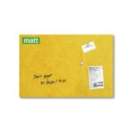 STEPLO (Design Yellow) Magnetic Glass Writing Board For Kids