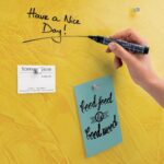 STEPLO (Design Yellow) Magnetic Glass Writing Board For Kids - Image 7