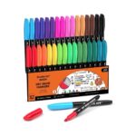 Shuttle Art (Fine-Tip) Non-Toxic Whiteboard Markers for Kids - Pack of 32