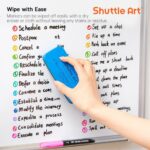 Shuttle Art (Fine-Tip) Non-Toxic Whiteboard Markers for Kids - Pack of 32 - Image 6