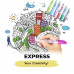 Inamio (Dual-Tip) Non-Toxic Whiteboard Markers for Kids - Pack of 12 - Image 6