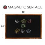 Dust & Mess Free Magnetic Childs Blackboard - 2 x 3 feet - Image 2