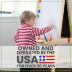 Little Partners (Turquoise) Whiteboard and Chalkboard For Kids - Image 9