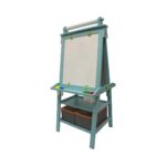 Little Partners (Turquoise) Whiteboard and Chalkboard For Kids