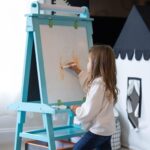 Little Partners (Turquoise) Whiteboard and Chalkboard For Kids - Image 4