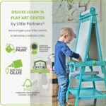 Little Partners (Turquoise) Whiteboard and Chalkboard For Kids - Image 8