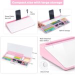 Premium Desktop Magnetic Glass Board For Kids (Pink - 9 x 16 Inch) - Image 4