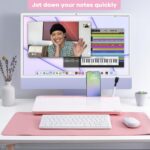 Premium Desktop Magnetic Glass Board For Kids (Pink - 9 x 16 Inch) - Image 7