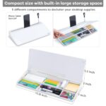 Magnetic Desktop White Glass Whiteboard For Kids - 9 x 16 Inch - Image 4