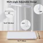 Safe (Magnetic) Desktop Glass Boards For Kids With Lamp - 9 x 16 Inch - Image 5
