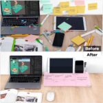 Weekly Planner Desktop Glass Board for Kids (Pink - 9 x 16 Inch) - Image 4