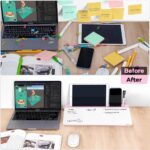 Premium Desktop Magnetic Glass Board For Kids (Pink - 9 x 16 Inch) - Image 3