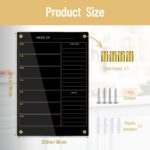Magnetic Glass Writing Board Calendars For Kids - 24 x 36 Inch - Image 2
