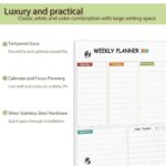 Safe (Magnetic) Glass Whiteboard Planner For Kids - 12 x 16 Inch - Image 3