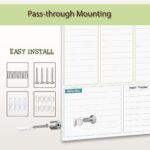 Safe (Magnetic) Glass Whiteboard Planner For Kids - 12 x 16 Inch - Image 4