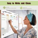 Safe (Magnetic) Glass Whiteboard Planner For Kids - 12 x 16 Inch - Image 5