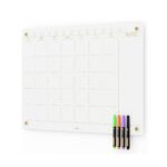 Magnetic Monthly Glassboards Planner For Kids -17 x 24 Inch