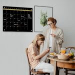 Magnetic Black Glass Board Organizer For Kids Wall -17 x 24 Inch - Image 6