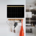 Magnetic Black Glass Board Organizer For Kids Wall -17 x 24 Inch - Image 7