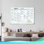 Magnetic Monthly Glass Board Planners For Kids - 24 x 36 Inch - Image 9