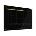 Magnetic Glass Wipe Boards Calendar For Kids - 24 x 36 Inch