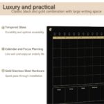 Magnetic Glass Wipe Boards Calendar For Kids - 24 x 36 Inch - Image 4