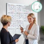 Magnetic White Glass Whiteboard Calendar For Kids - 36 x 46 Inch - Image 4