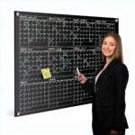 Black (Magnetic) Glass Board Calendar For Kids - 36 x 46 Inch - Image 9